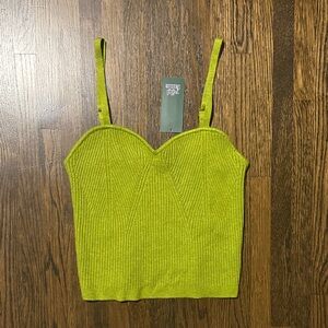 Wild Fable Chartreuse Ribbed Camisole